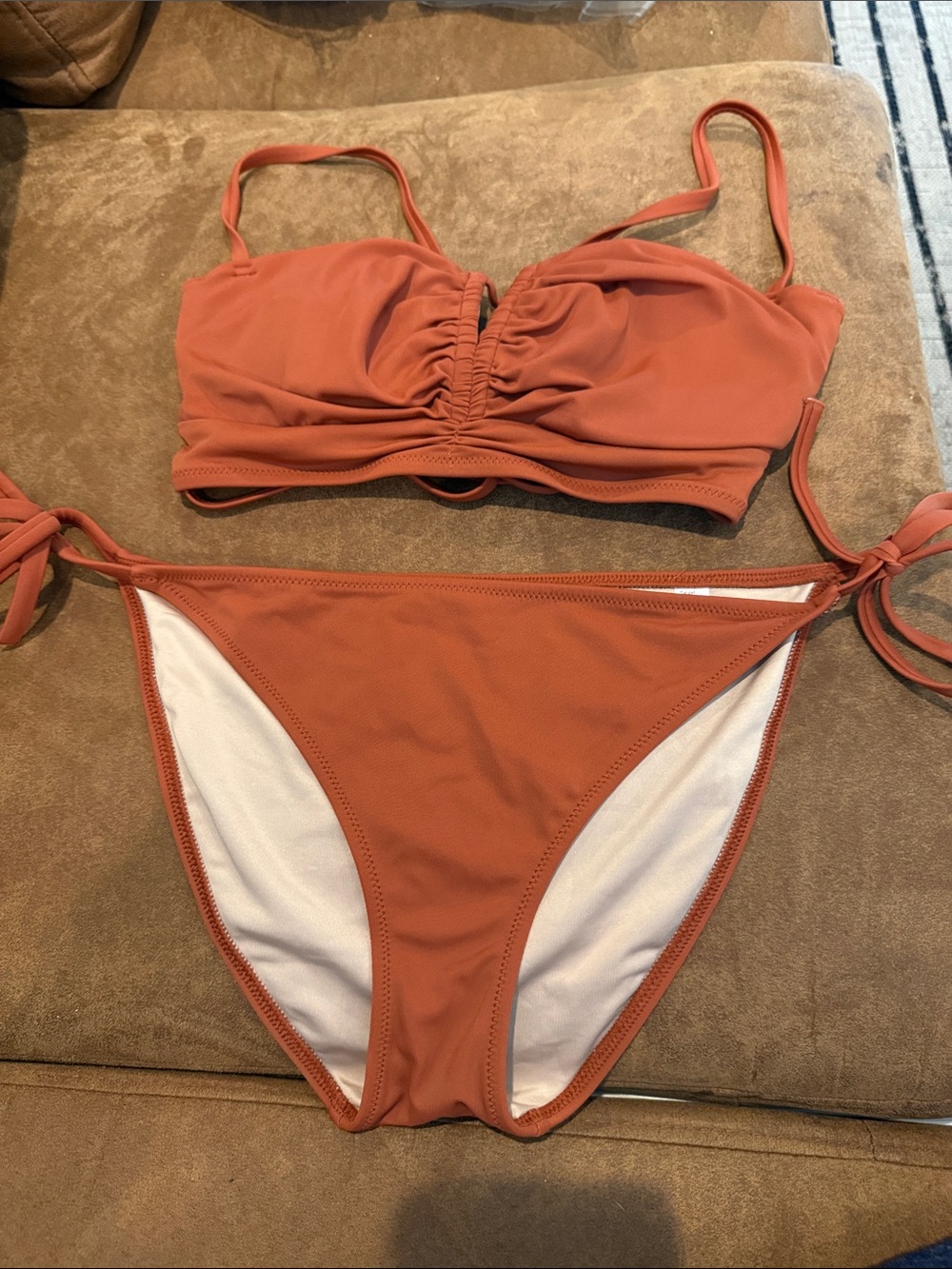 Shade & Shore Rust Orange Bikini Set
